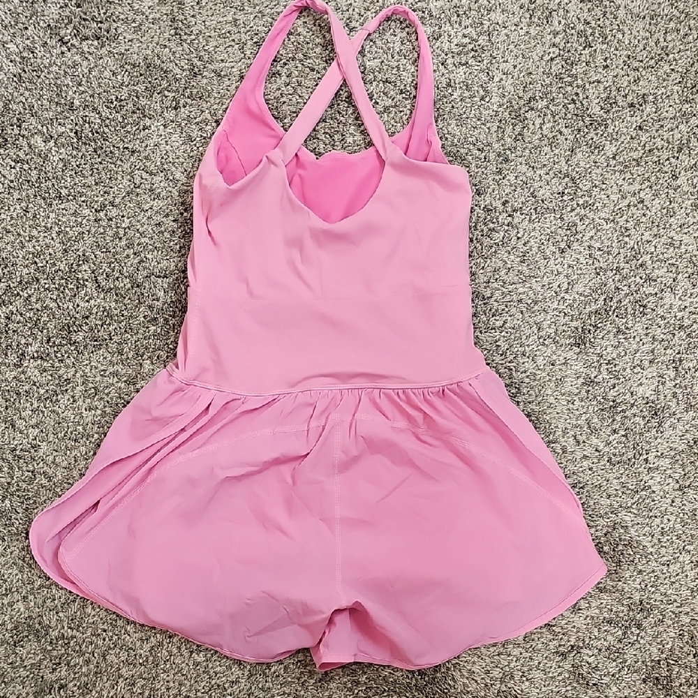 Pink Sleeveless Romper